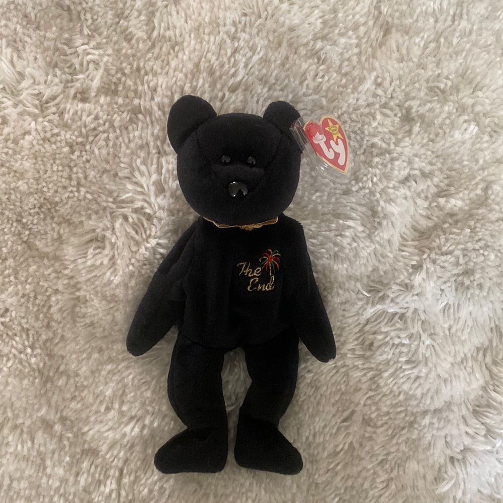 Rare Beanie Baby The End 1999